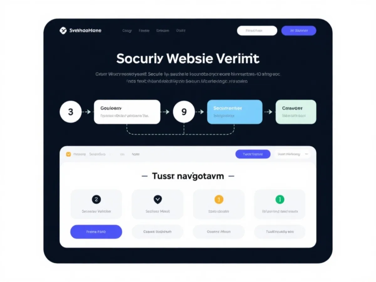 网址安全验证流程示意图