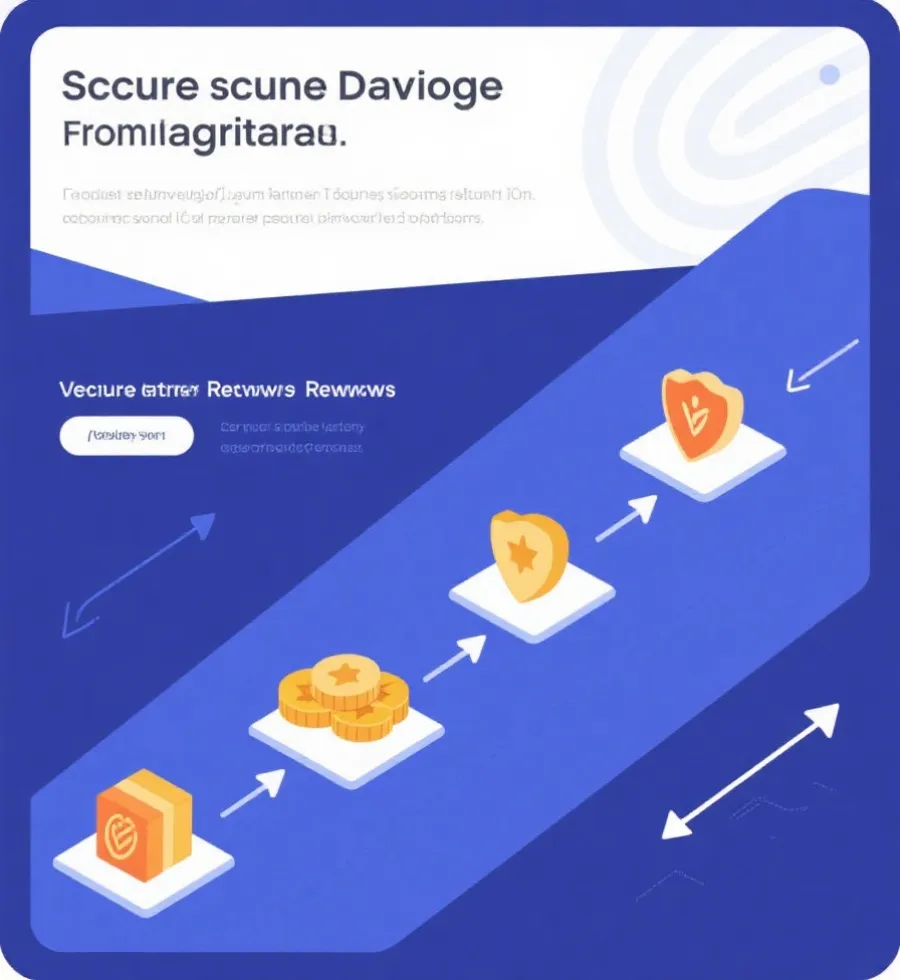 安全领取优惠流程示意
